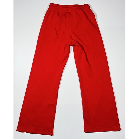 Looney Tunes Sweatpants Womens Small Red Fleece Characters Logo Wear - Picture 7 of 7